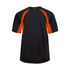 Badger Sport Hook Tee (414400-032104), Color 'Black/Burnt Orange'